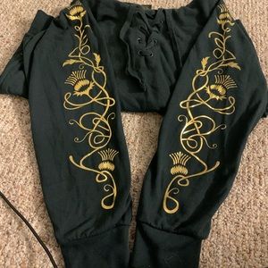 Torrid outlander green lace up hoodie. Size 00